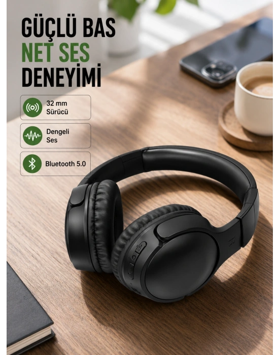 18 Saat Pil Ömürlü Bluetooth Kulaklık