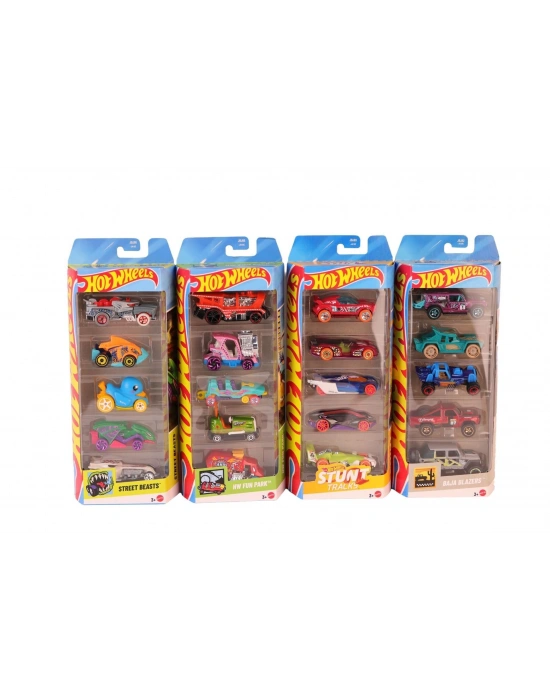 1806 Hot Wheels Beşli Araba Seti