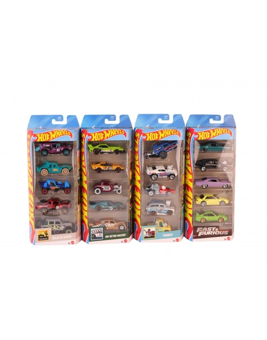 1806 Hot Wheels Beşli Araba Seti