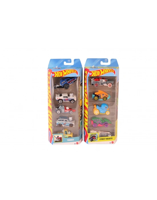 1806 Hot Wheels Beşli Araba Seti