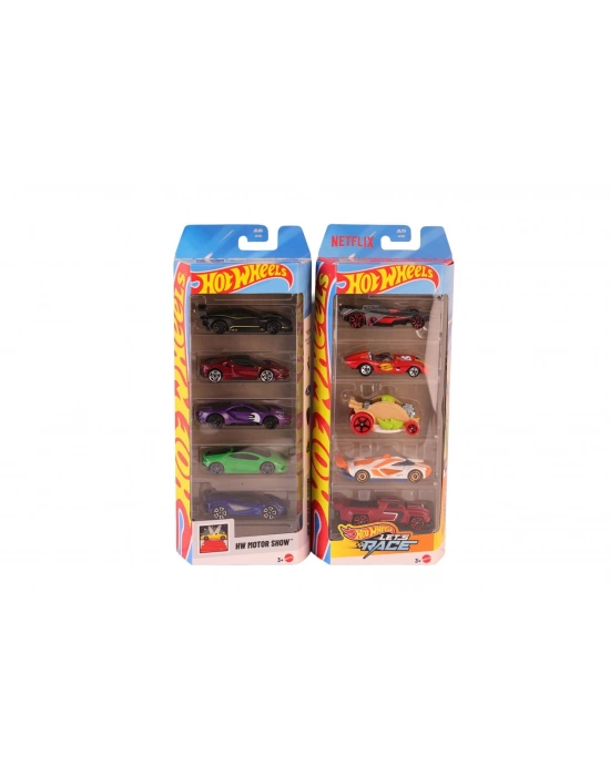 1806 Hot Wheels Beşli Araba Seti