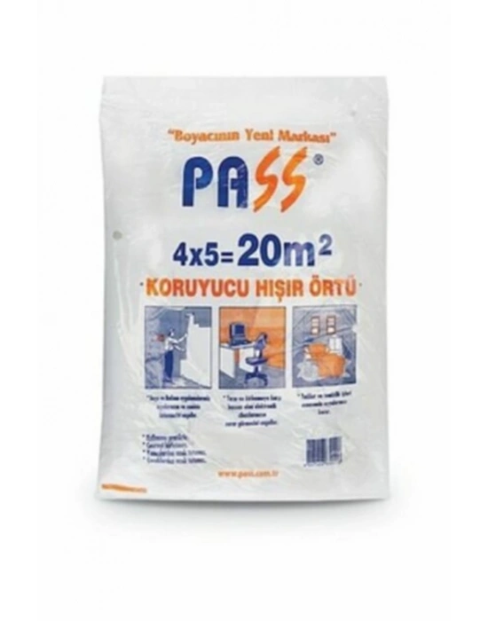 20-M2 Hışır Şeffaf Koruyucu Örtü