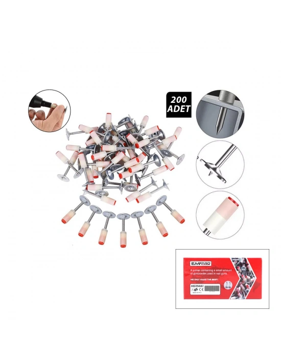200 Pcs Barutlu Çivi
