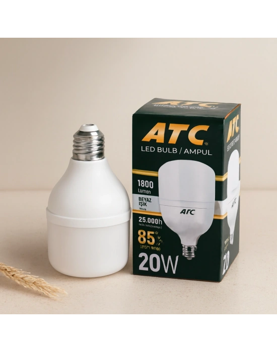 20W E27 LED Ampul 6500K 1800 Lumen