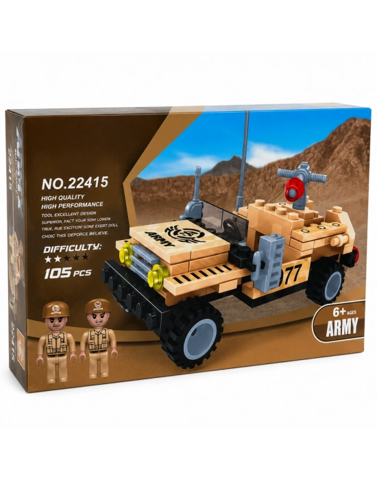 22415 101 Parça Mini Asker Aracı