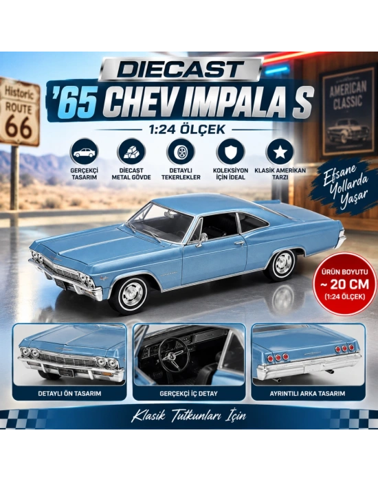 22417 Dıecast 1 24 65 Chev Impala S