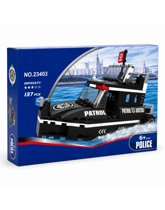 23403 Polis Seti 133 Parça Mini Polis Botu