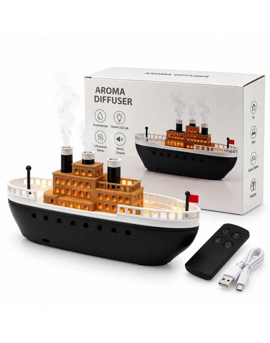 250ml Gemili Işıklı Aroma Diffuser Hava Nemlendirici