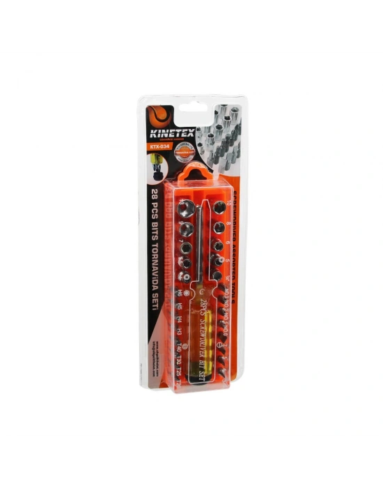 28 Pcs - Çıkar Tak Tornavida Bits Seti