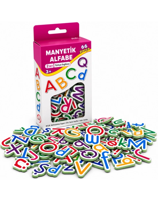 2866 Manyetik Türkçe-ingilizce Alfabe