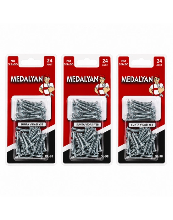 288 Adet 3.5X30 12X24PCS Sunta Vidası