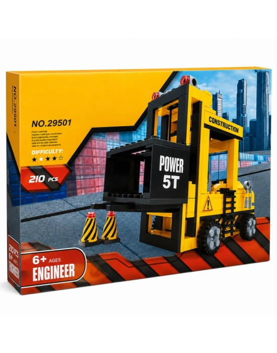 29501 Constructıon 206 Parça Mini Forklift