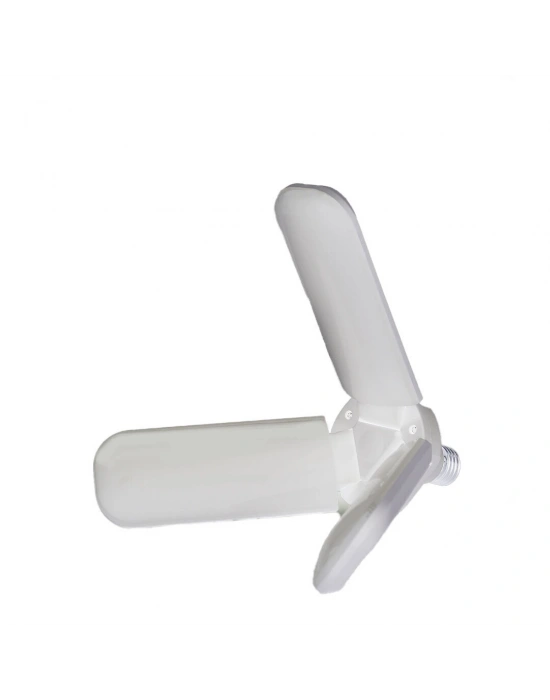 3 Kollu Pervane Modeli Beyaz Led Lamba Ampul 24W - E27