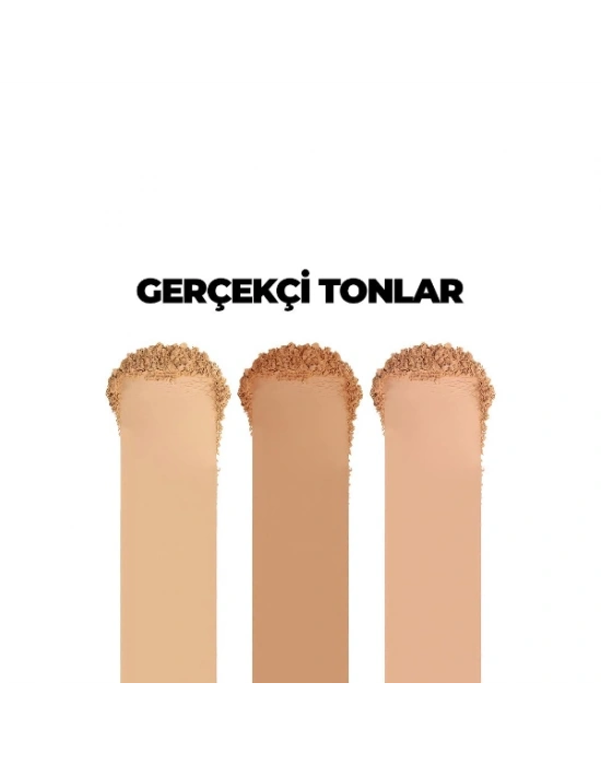 3lü Profesyonel Mat Pudra Seti