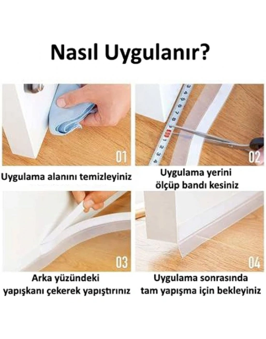 3 Metre Kapı Pencere Rüzgar İzolasyon Bandı