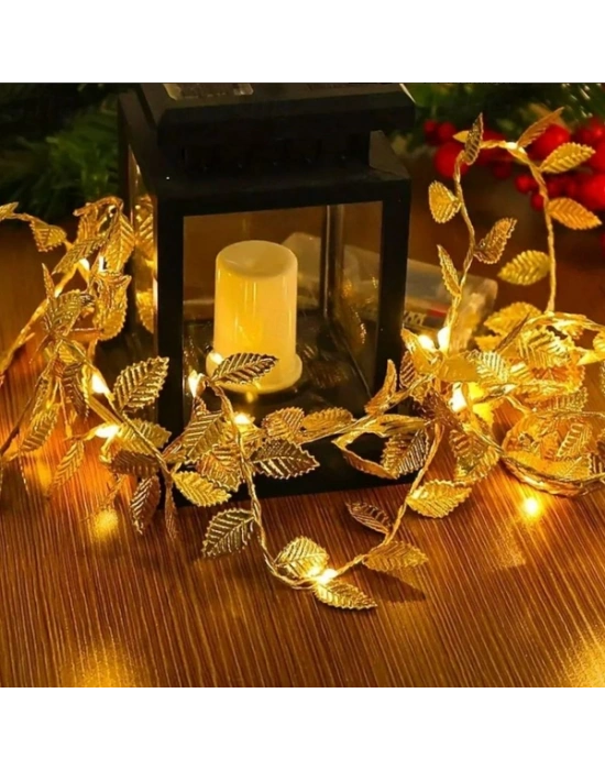 3 Metre Yaldızlı Gold LED Işık