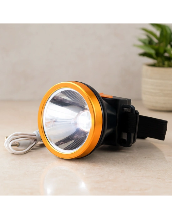 30W Şarjlı Kafa Lambası (USB & Type-C)