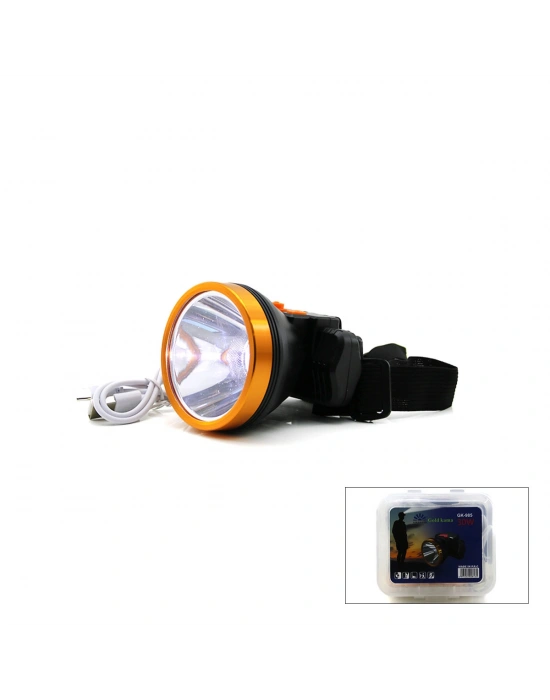 30W Şarjlı Kafa Lambası (USB & Type-C)
