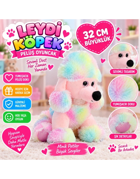 32 Cm Leydi Köpek Peluş