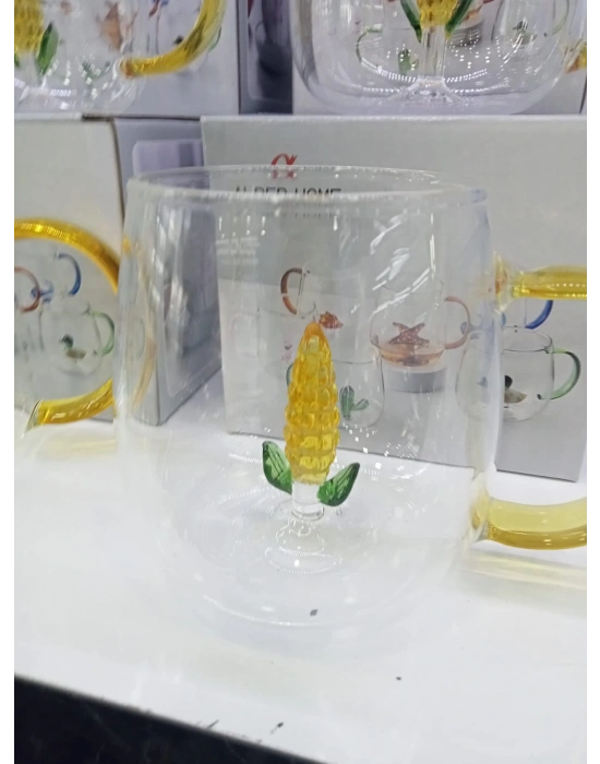 3D Mısır Figürlü Kupa Bardak