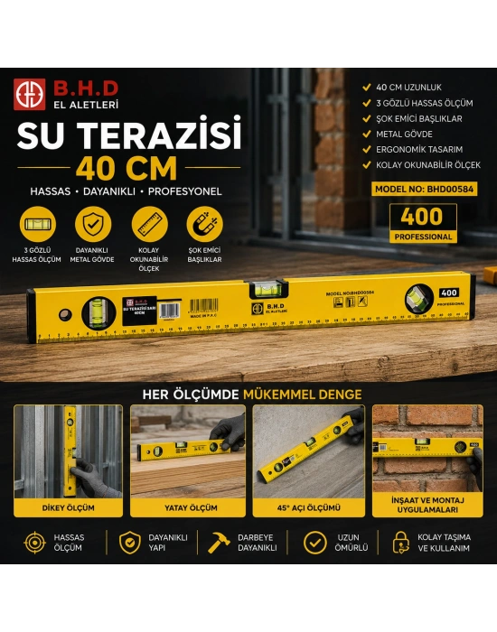 40 cm Su Terazisi - Sarı