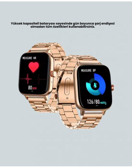 41 mm Kavisli Kasa Akıllı Saat IOS ve Android Uyumlu