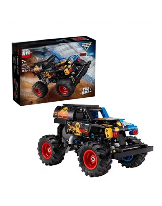 42219 Technic Jam Grave Digger 263 parça +7 yaş