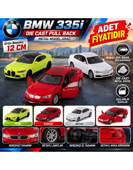 43659 Die Cast Pull Back Bmw 335İ