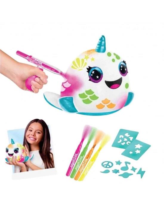45523 Airbrush Peluş Neon Boyama Seti -