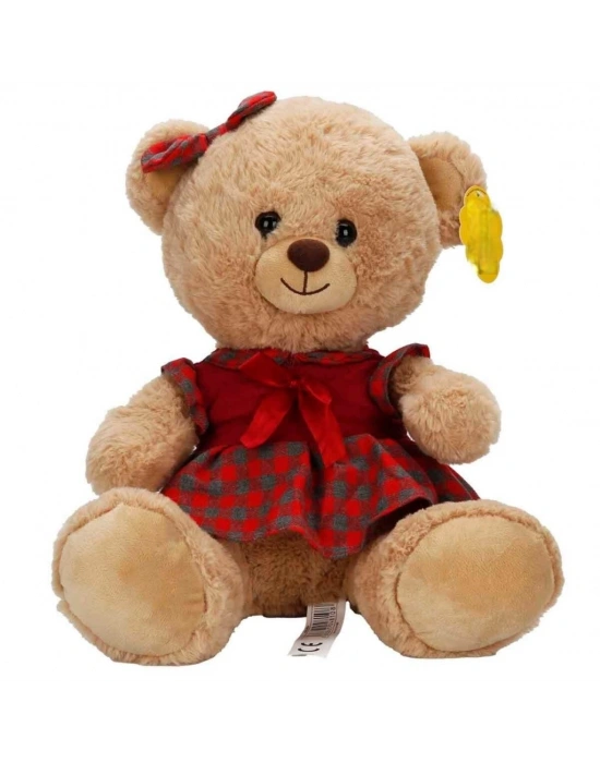 4810 Peluş Ayı Elbiseli 32CM 2A