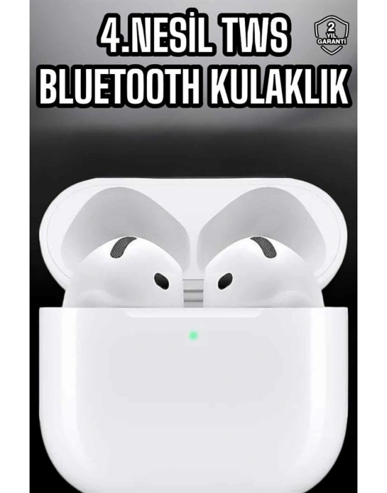 4.Nesil Kaliteli TWS Android ve İOS Uyumlu Mikrofonlu Kulaklık