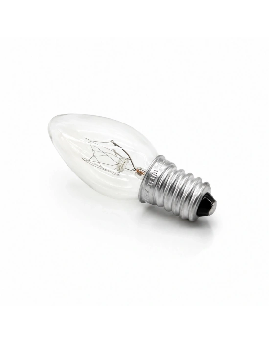 50 Adet Şeffaf Gece Lambası Ampul E14 - 10W C7