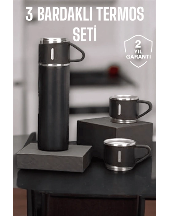 500 ml Kapasiteli Taşınabilir Basınçlı Termos Seti Günlük Kullanım için İdeal