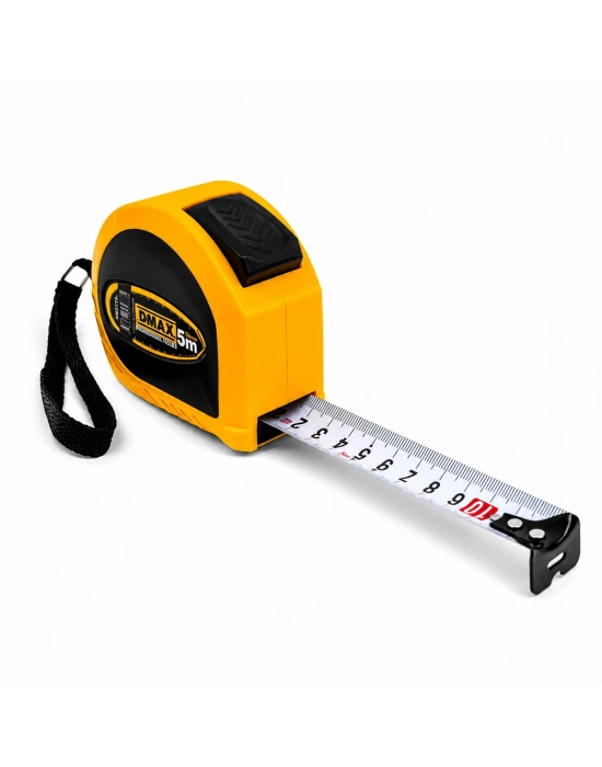 5m x 25mm Otomatik Çelik Şerit Metre (Stoplu)