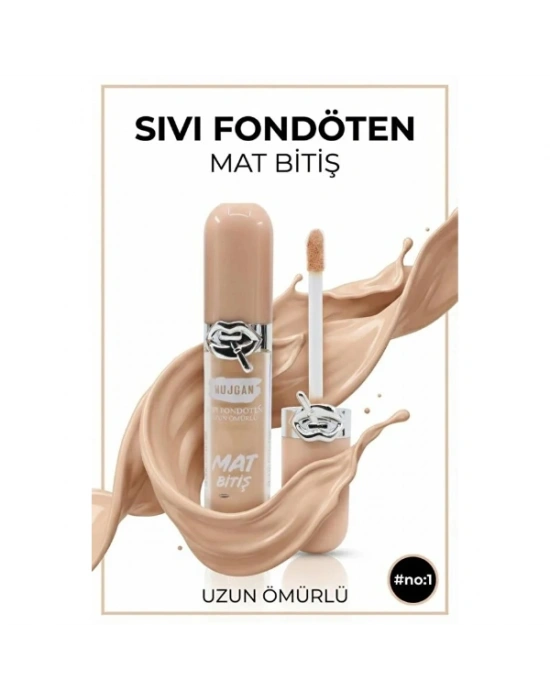 6lı Mat Bitişli Fondöten Seti