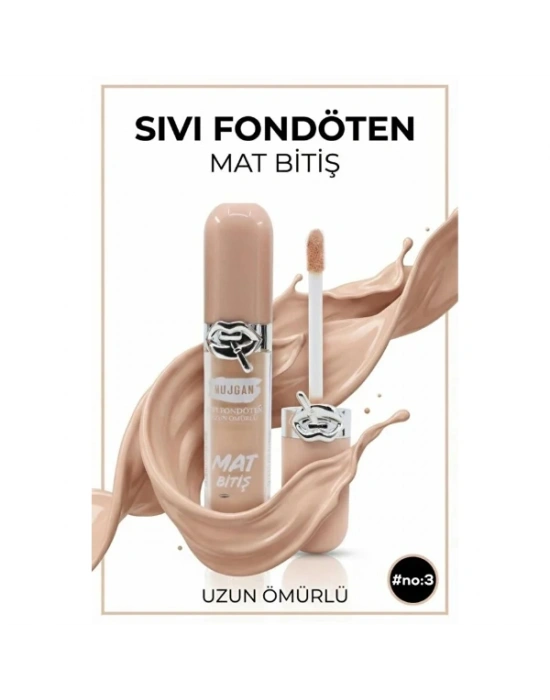 6lı Mat Bitişli Fondöten Seti