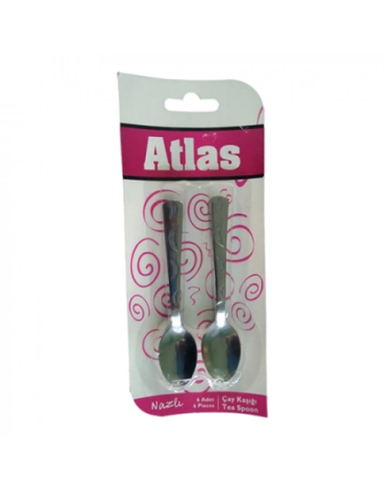 6 Parça Metal Çay Kaşık