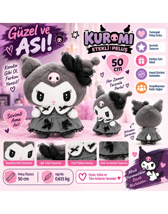 6310 Peluş Kur. Etekli 50 Cm