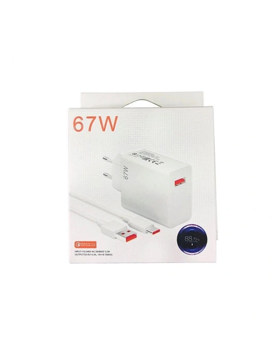 67 W Şarj Başlığı ve Kablo