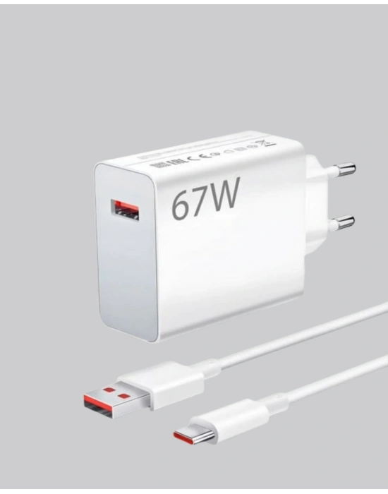 67 Watt Type C Turbo Şarj Seti