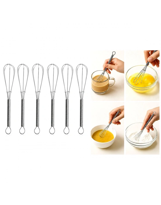 6PCS MİNİ=13CM Metal Çırpıcı