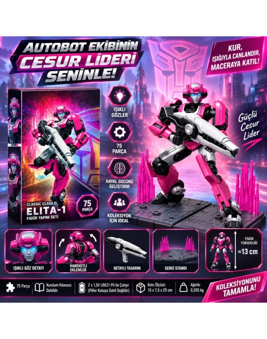 71163 Figür Transformers Classıc Class 13 ELITA-1 Bo Trns