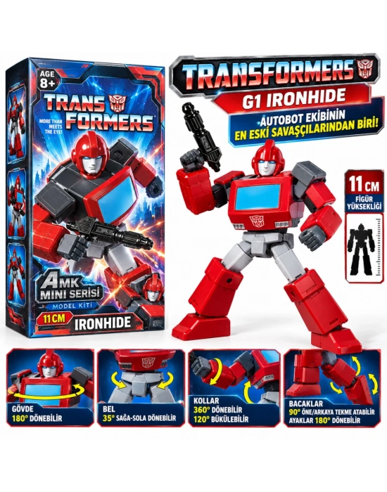 75321 Figür Transformers Amk Mını Serıes WAVE3 G1 Ironhıde Trns