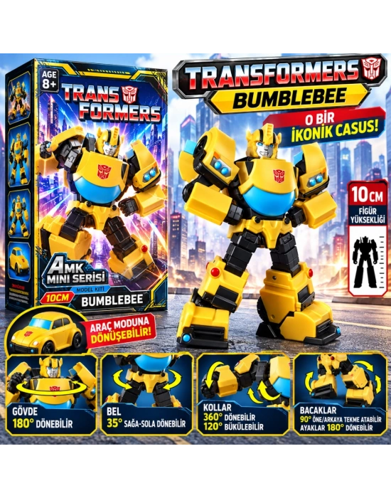 75323 Figür Transformers Amk Mını Serıes WAVE3 Bumblebee Trns