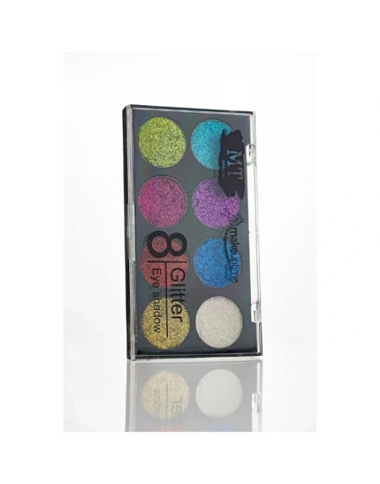 8 Renk Glitter Far Paleti - 2li Set