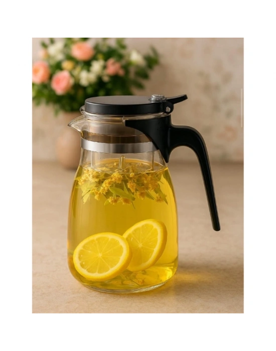 900 ml Süzgeçli Cam Sürahi