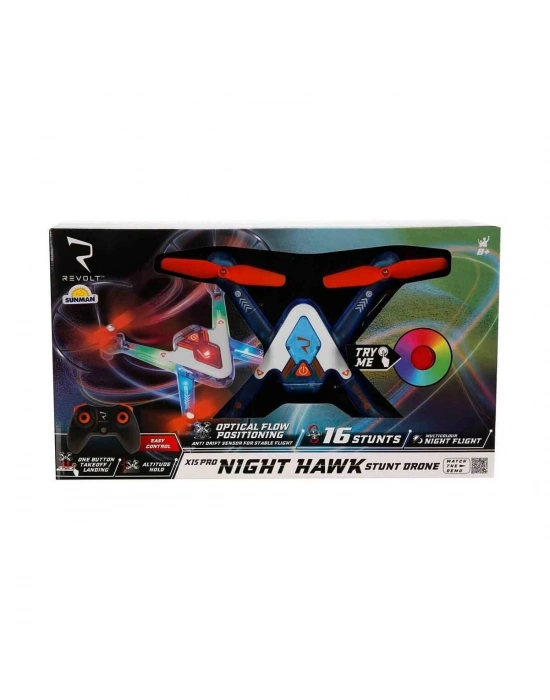 90815 Sun-sym-rvt-rc Drone Nıght Hawk Stunt Işıklı 37V Usb
