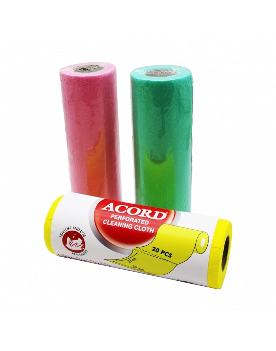 Acord SOFTTEX-415 Rulo Perforated Sarı Bez 20 Parça