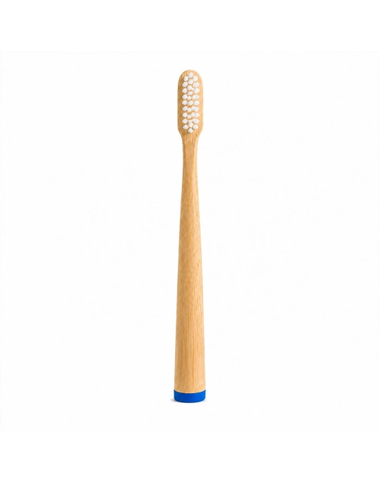 Ahşap - Bambu Mavi Sap - Ayaklı Diş Fırçası