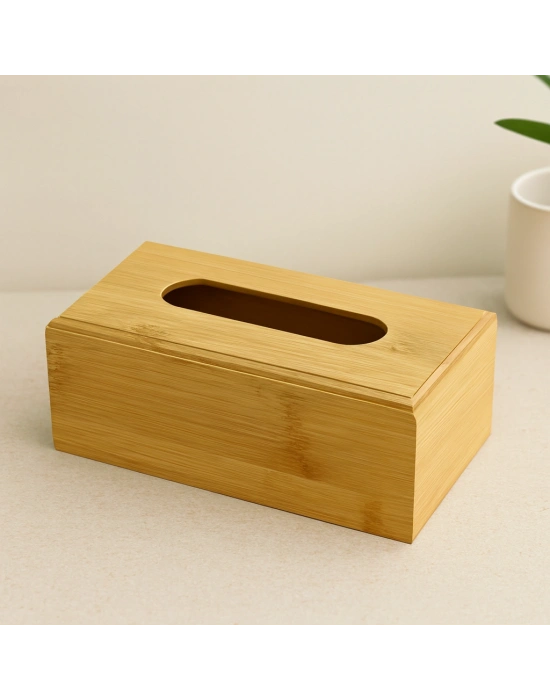 Ahşap Bambu Peçetelik 11.6x22.8 cm